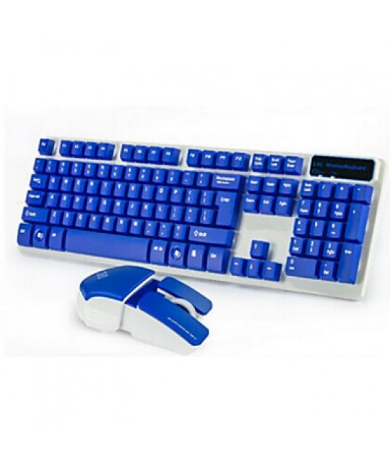 1200Dpi  Waterproof Wireless USB Keyboard & Mouse Suit  